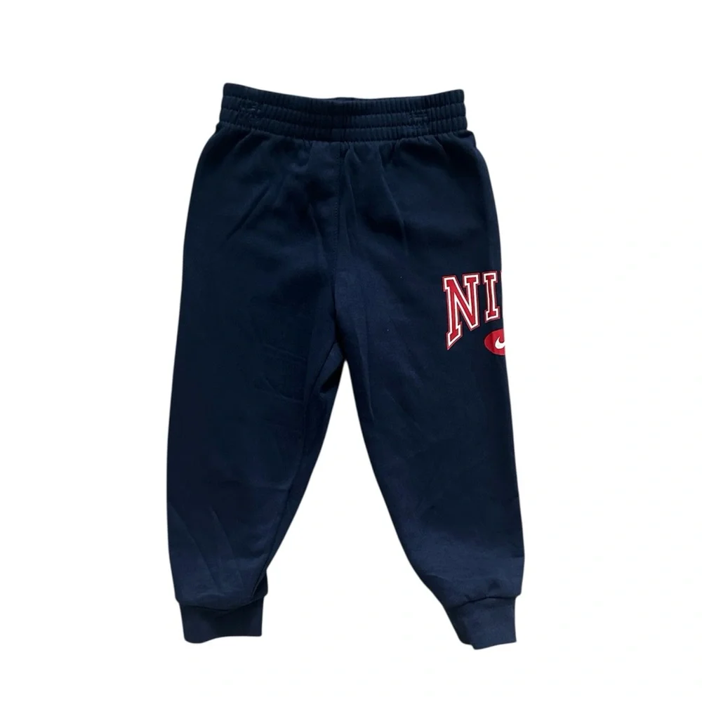 New Nike Crewneck Sweatshirt And Joggers Blue Boys Size 4T - Picture 3 of 4